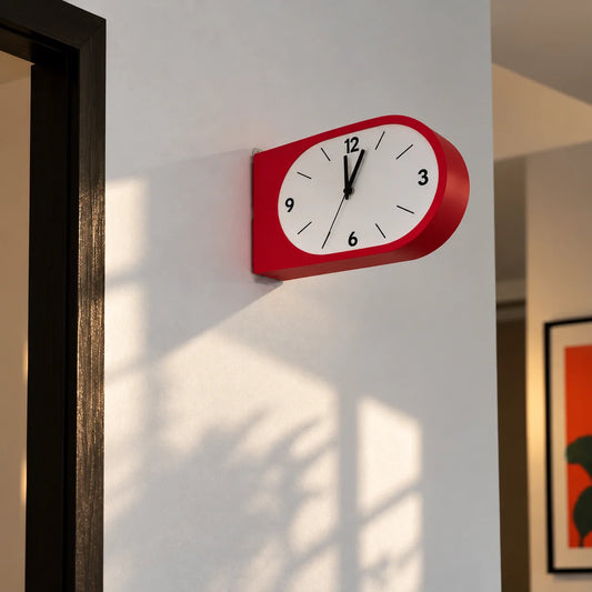 Clocked - A 2 sided wall clock.