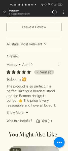 Customer review